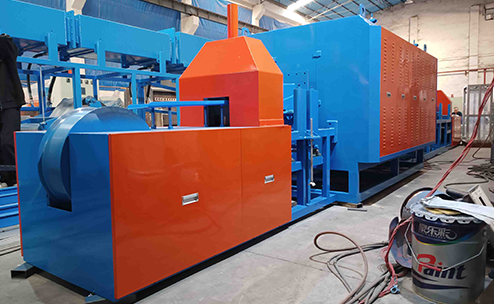 Continuous brazing furnace in industrial for copper